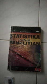STATISTIKA UNTUK PENELITIAN